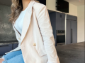 Oversized Linen Blazer