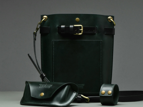Leather accessories set