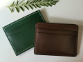 Leather card holder