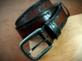 Leather belt for men