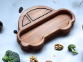 Car wooden plate