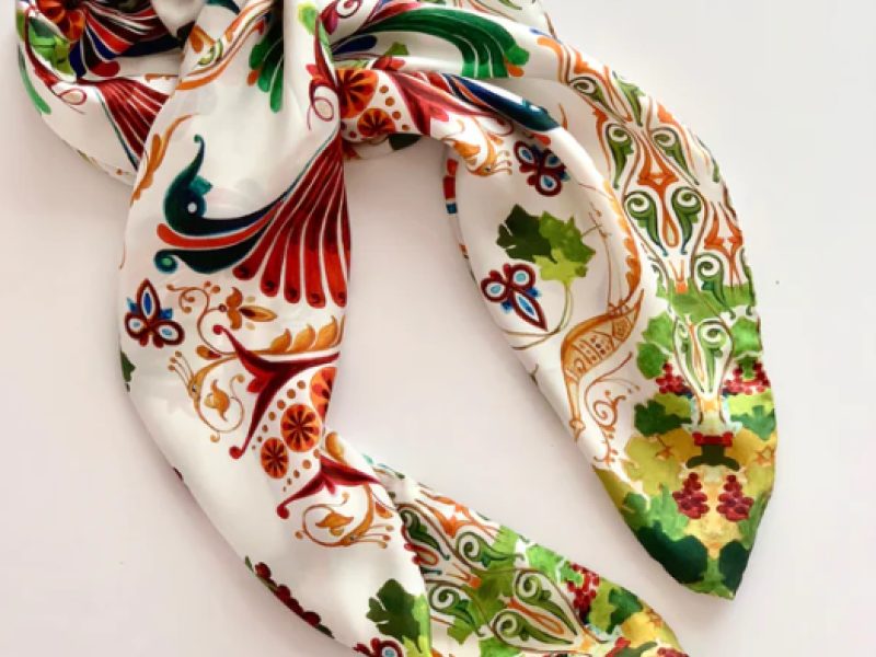 Nova Silk Twill Scarf