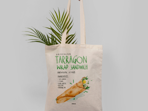 Eco Tote Bag “Brduj” from Armenian Food Collection