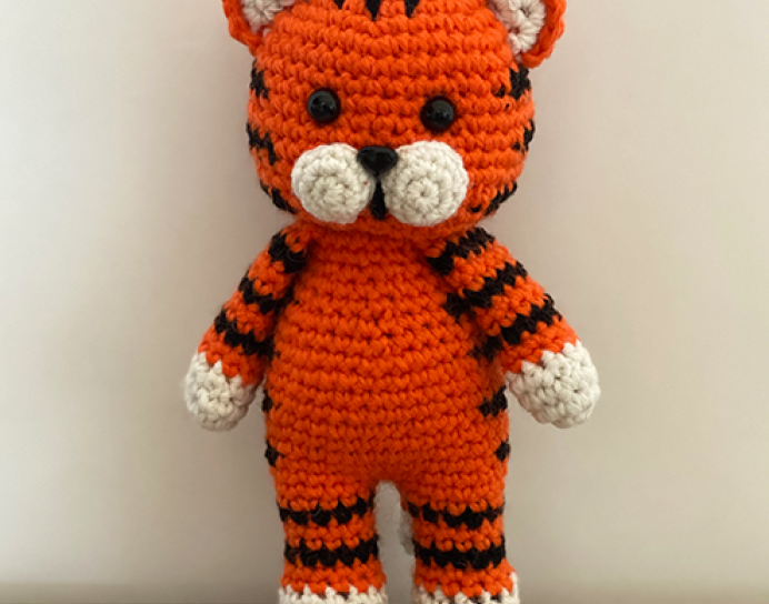 Crochet toy Tiger Gosha