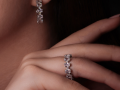 Baguette Ring and Earrings set