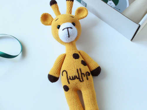 Baby giraffe toy