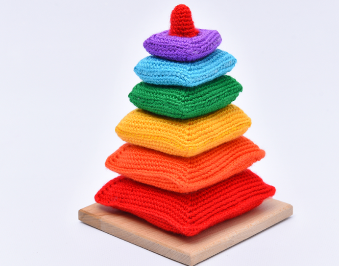 Knitted Pyramid
