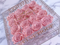 Medium Crystal Clear Acrylic Flower Box