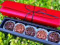 Chocolate Peonies in a Beautiful Box