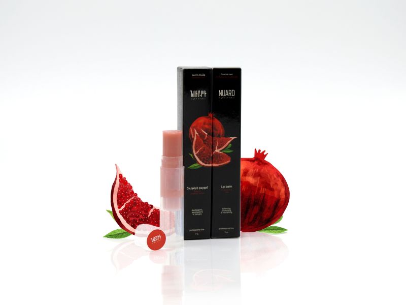 Balm for sensitive lips with pomegranate seed oil - Nuard Cosmetics