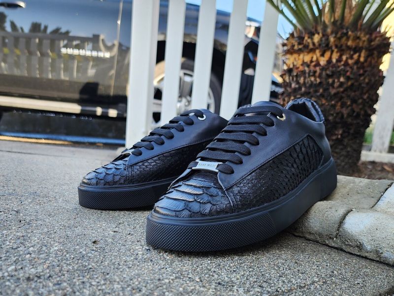 Men's Python Leather Handmade Luxury Shoes