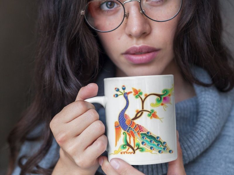 Armenian Paradise Bird Mug