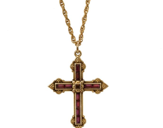 Agape - Ashkhen Long Cross Necklace