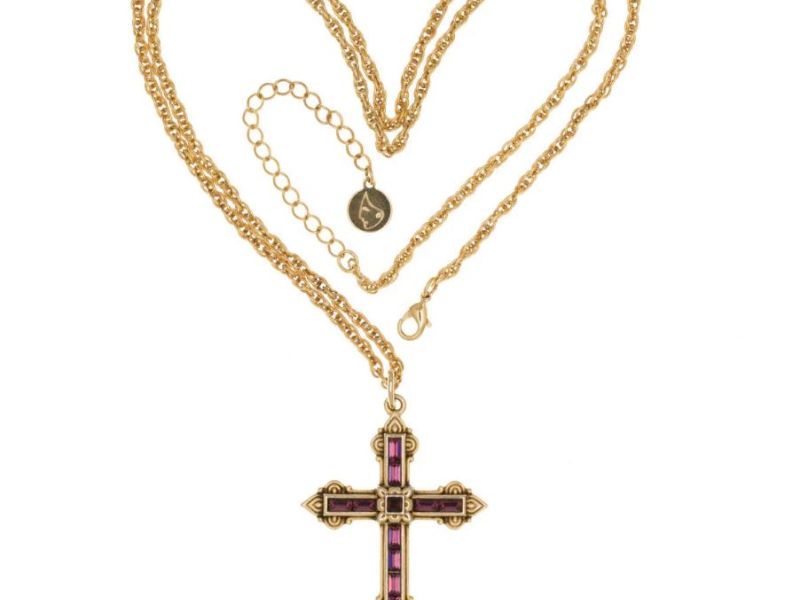 Agape - Ashkhen Long Cross Necklace