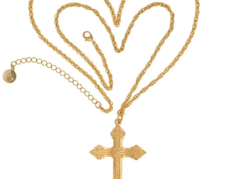 Agape - Ashkhen Long Cross Necklace