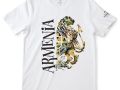 Armenia Camo Coat of Arm White T-Shirts