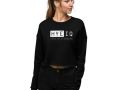 HYE IQ CROP SWEATSHIRT BLACK