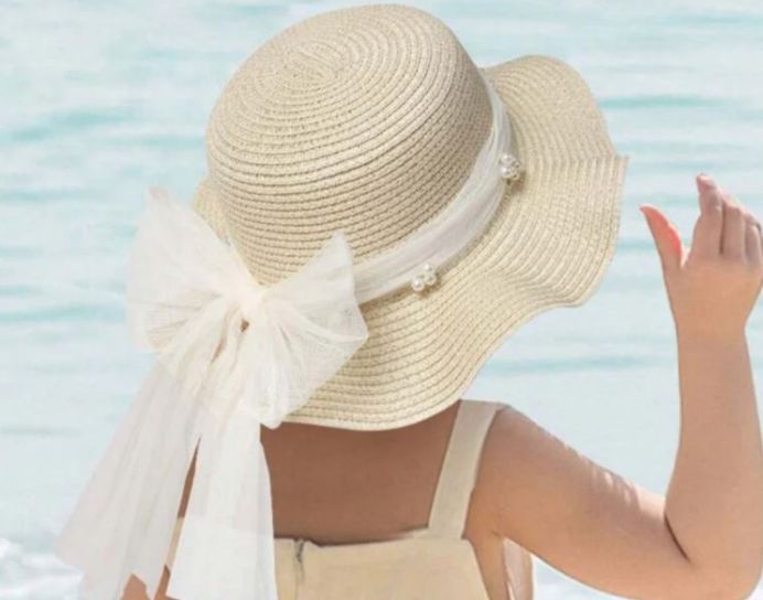 KIDS SUMMER STRAW HAT