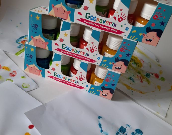 GOONAVORIK NON TOXIC FINGER PAINTS