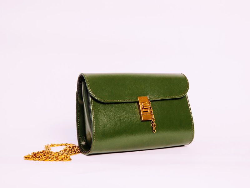 "Quattro Foglie" all occasions cactus leather bag