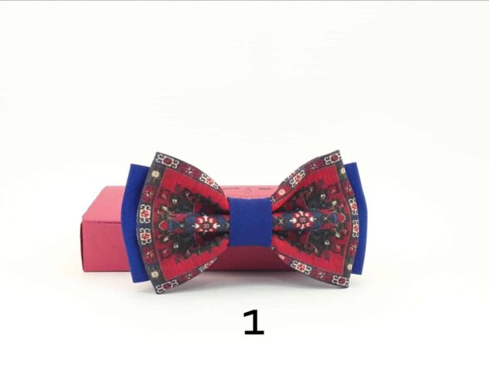 Armenian national, carpet bow tie for man and kid