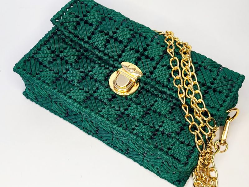 Hyusel Green Handmade Bag