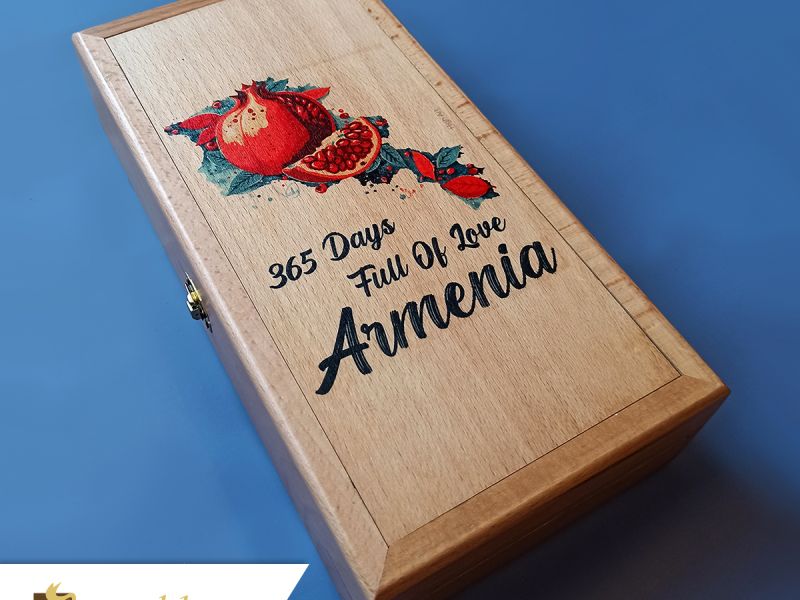 Small Backgammon - Armenia Pomegranate