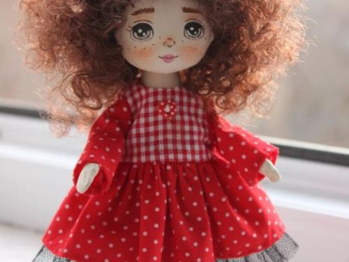 “Lady Bug” Handmade Doll