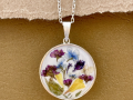 “Bouquet” Necklace With Dried Flowers