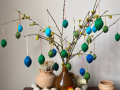 Green And Blue Easter Eggs-Set Of 25