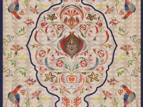 Silk Scarf “The Temple Of Peace”