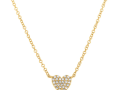Diamond Pave Heart Necklace