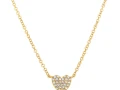 Diamond Pave Heart Necklace