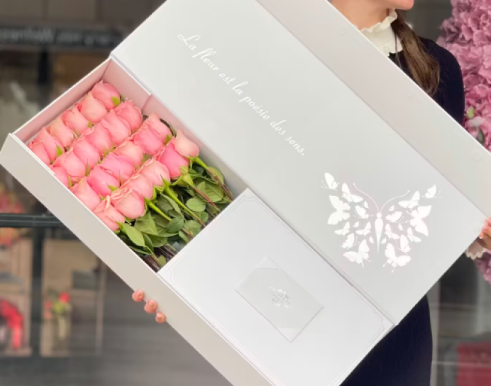  Pink Roses In A Box V