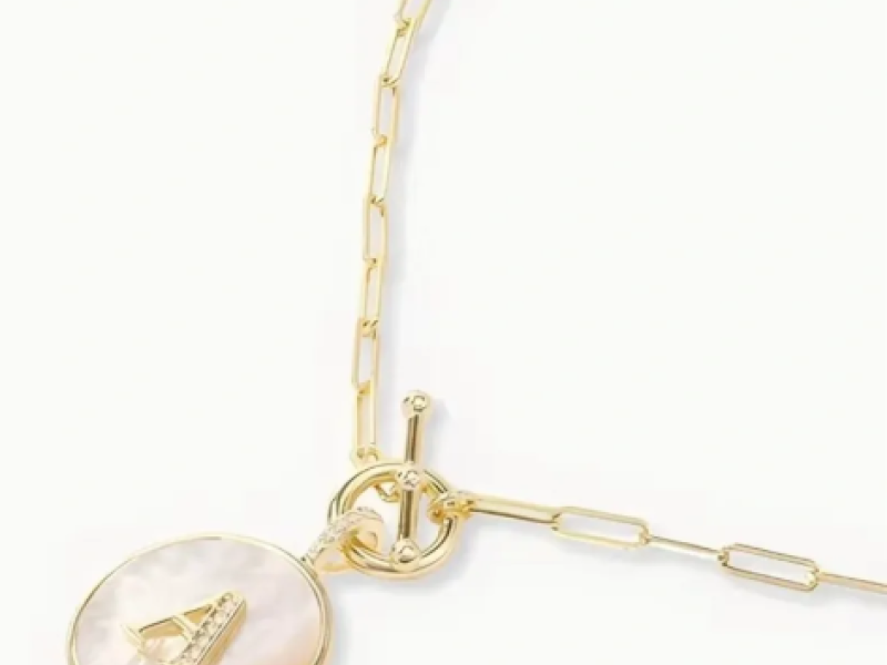 Letter Clip Necklace