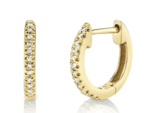 Diamond Huggie Earring