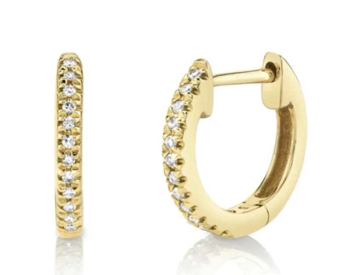 Diamond Huggie Earring