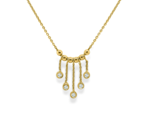 Diamond Drops Necklace
