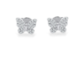 Diamond Butterfly Earrings