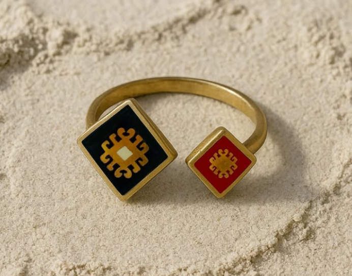 Dragon-Embossed Ring