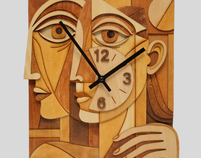 Picasso - Wooden Wall Clock