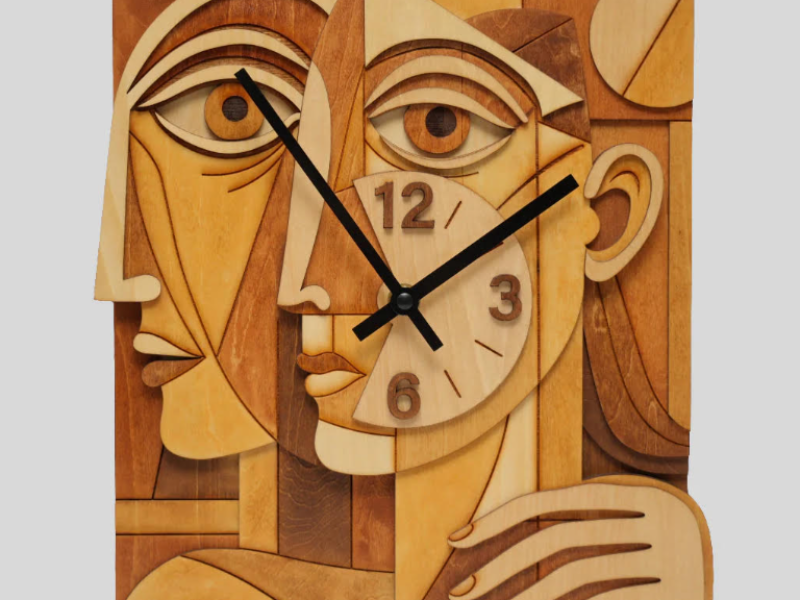 Picasso - Wooden Wall Clock