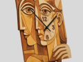 Picasso - Wooden Wall Clock