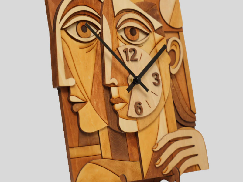 Picasso - Wooden Wall Clock