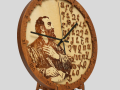The Armenian Alphabet - Wooden Wall Clock