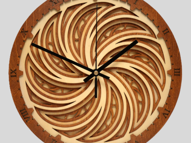 Eternity - Wooden Wall Clock