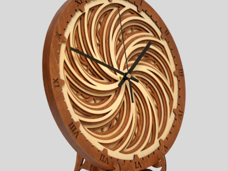 Eternity - Wooden Wall Clock