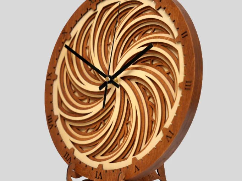 Eternity - Wooden Wall Clock