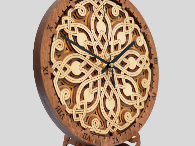 Pomegranate - Wooden Wall Clock