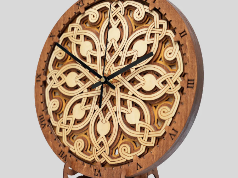 Pomegranate - Wooden Wall Clock